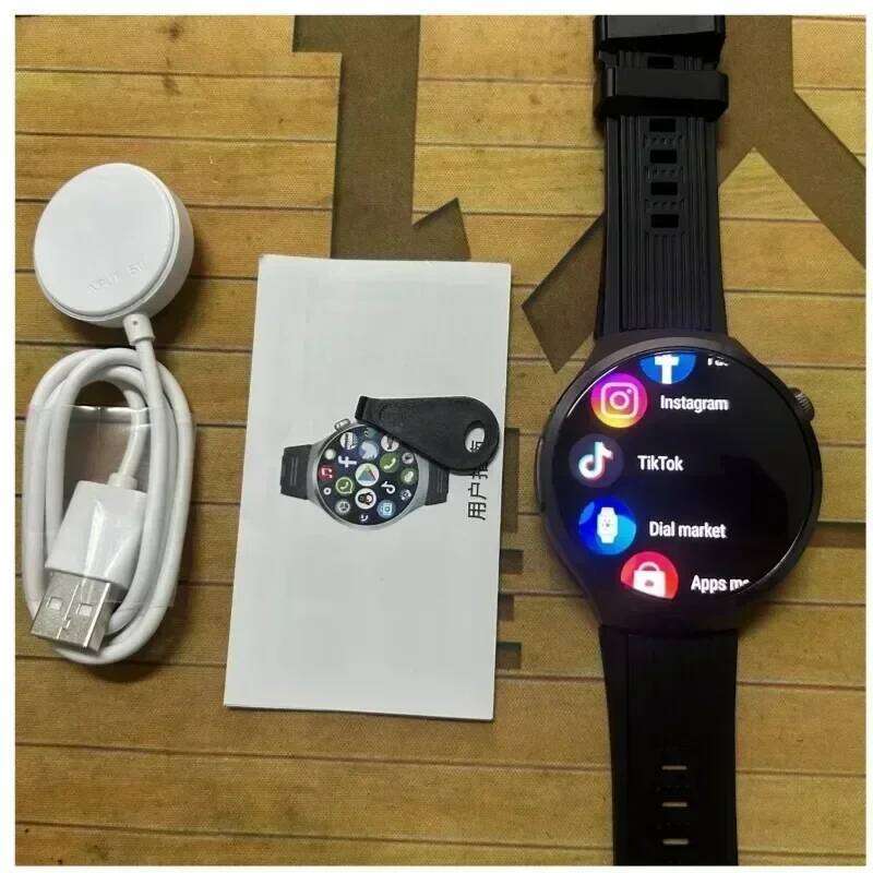 VP30 1.75" AMOLED Smartwatch, 4G Android 10 Watch with GPS, 500W HD Camera, Heart Rate/SpO2 Monitor, WiFi & International Calls