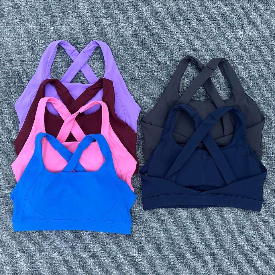 Sports Cross Gym Top Training Running Bra Stretch Women Workout Underwear Fitness Sexy Yoga Clothes 26Y0312