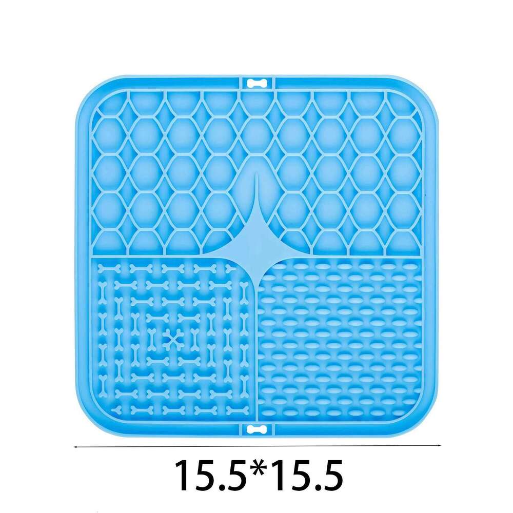 Slow Mat Cats and Dogs Silicone Lick Mats for Pets Eating Slowly Food Grade Pet Placemat Feeding Supplies 26Y0312