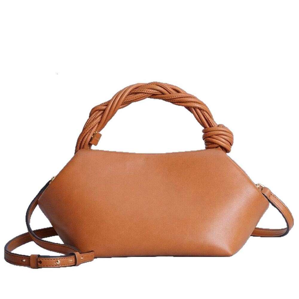 Women European And American Design Dumpling Hexagonal Handbag New Model Woven Handle Tote Shoulder Crossbody Bag For Women