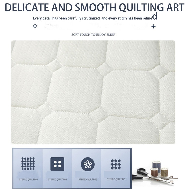 Modern High-End Independent Spring Memory Foam Compressed Mattress for Home for Bedroom Hotel or Villa Use