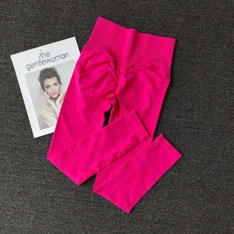 Seamless High Waist Leggings Sport See Through Yoga Gym Running Quick Dry Scrunch Butt Pants 26H0311