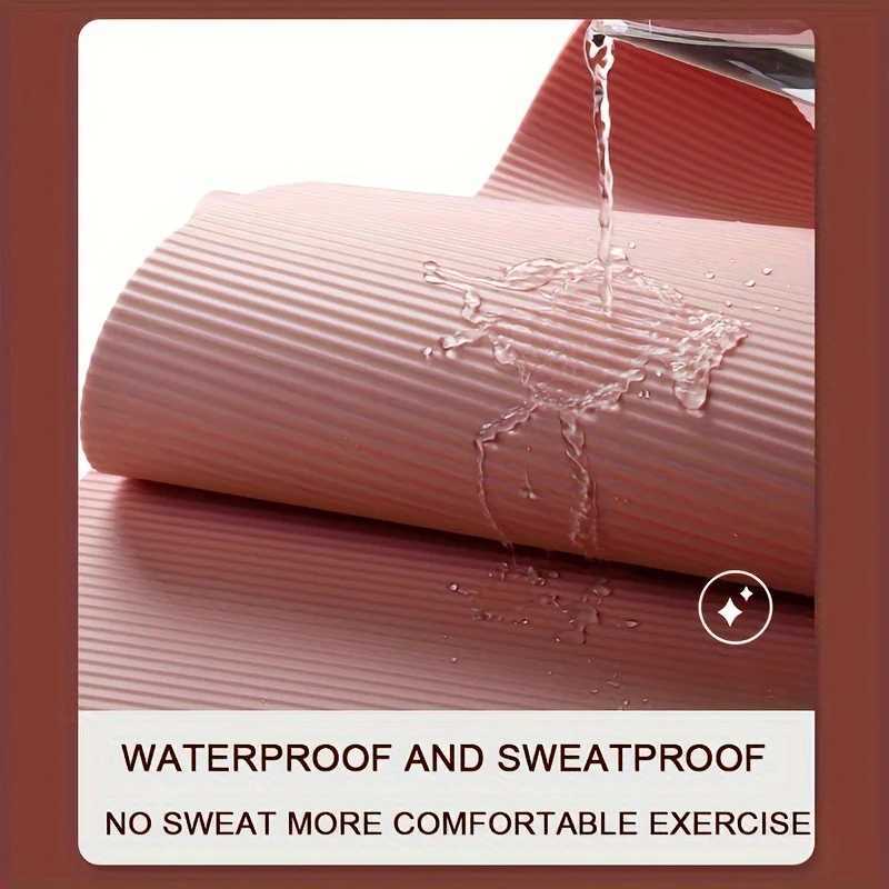10/15MM Thick NBR Yoga Mats Anti-slip Sport Fitness Mat Blanket For Exercise Yoga And Pilates Gymnastics Mat Fitness Equipment M260312