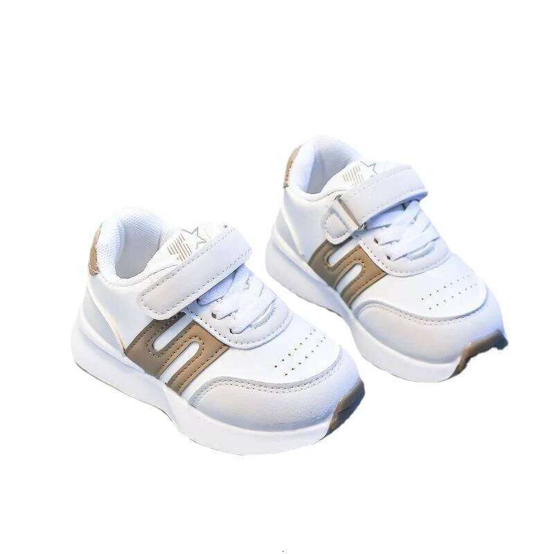 Children Sports New Kids Walking Fashion Mesh Running Casual Soft Bottom Non slip Shoes Hook and Loop Sneakers H260312