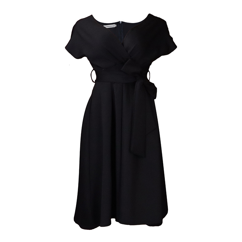 Womens Sexy Deep V-Neck A-Line Flared Dress Evening Gown