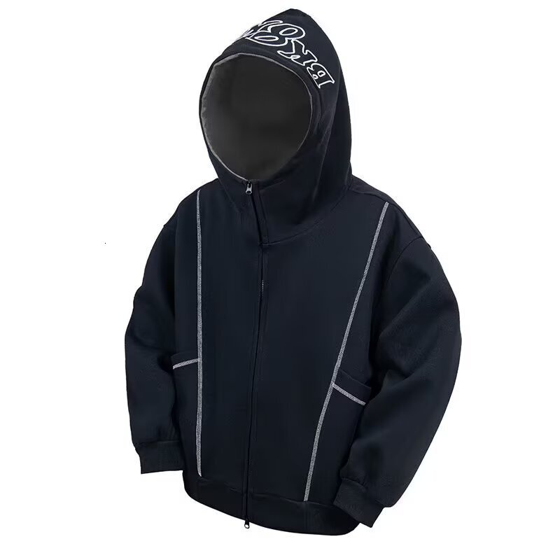 Trendy And Versatile Trade Fashion Ins Artistic Cardigan Designer Hoodie Sweatshirt Casual And Stylish With Unique Design And Visible Stitching