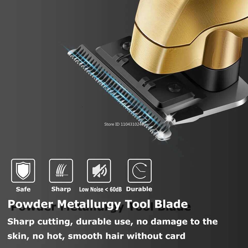Kemei 2293 Professional Men Beard Trimmer Zero Gapped Cordless Clipper Barber Rechargeable Finish Hair Cutting Machine C260312