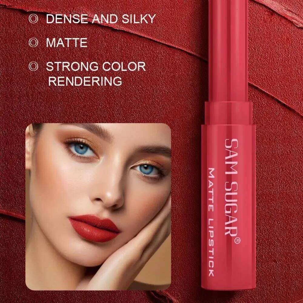 Velvet Matte Lipstick 6 Colors Set Long Wear Waterproof Lip Balm Makeup Kit Highly Pigmented Smooth Finish W260311