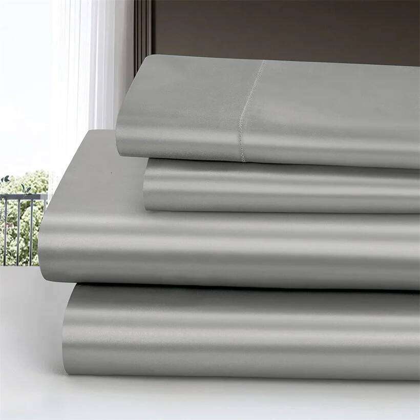 100% Mulberry Bedding Solid Color Natural Silk Duvet Cover Twin King Queen Size 3pcs/4pcs/5pcs Bed Sheet Set H260312