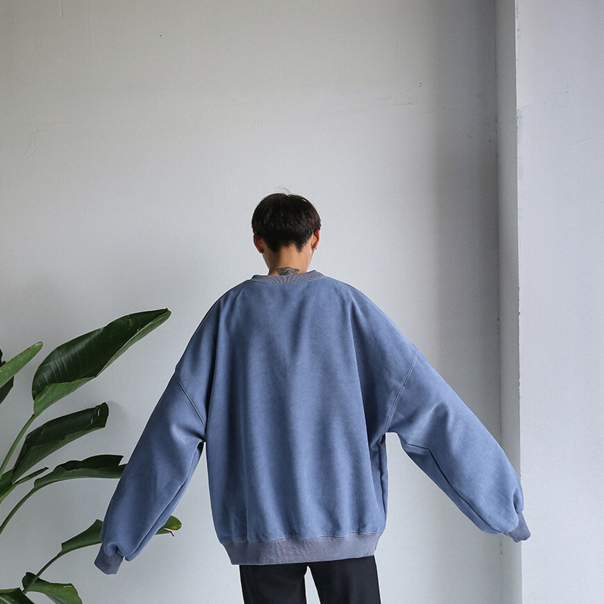 Designer Hoodie New Autumn And Winter Pullover Sweatshirt For Young Men And Students Solid Color Fleece-lined Loose Fit Couple Style Boyfriend Style V