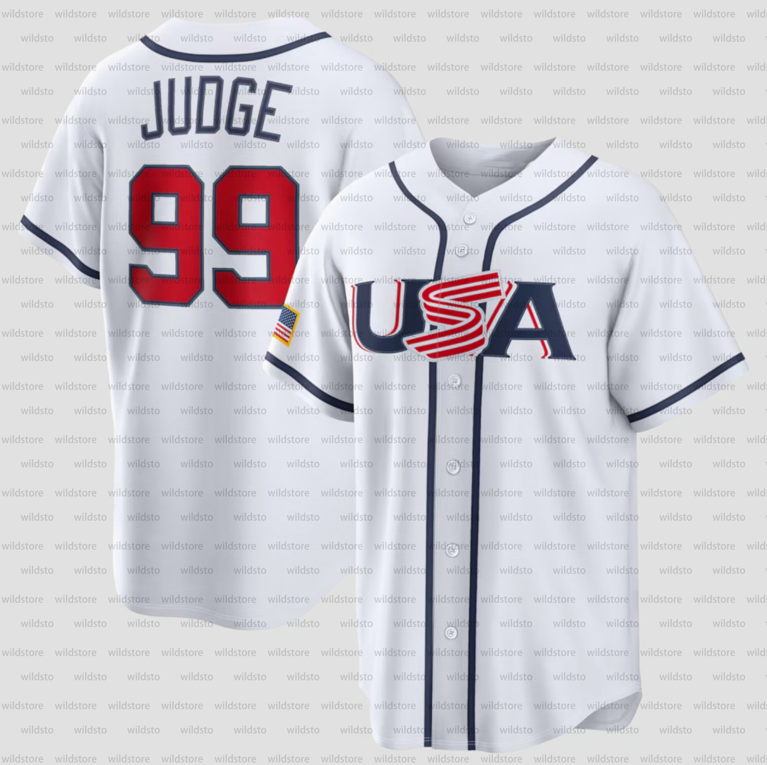 20 Alonso Team USA 2026 Jersey World Baseball Classic Crow-Armstrong Skenes Raleigh Realmuto Schwarber Dlaz Tucker Bregman Carroll
