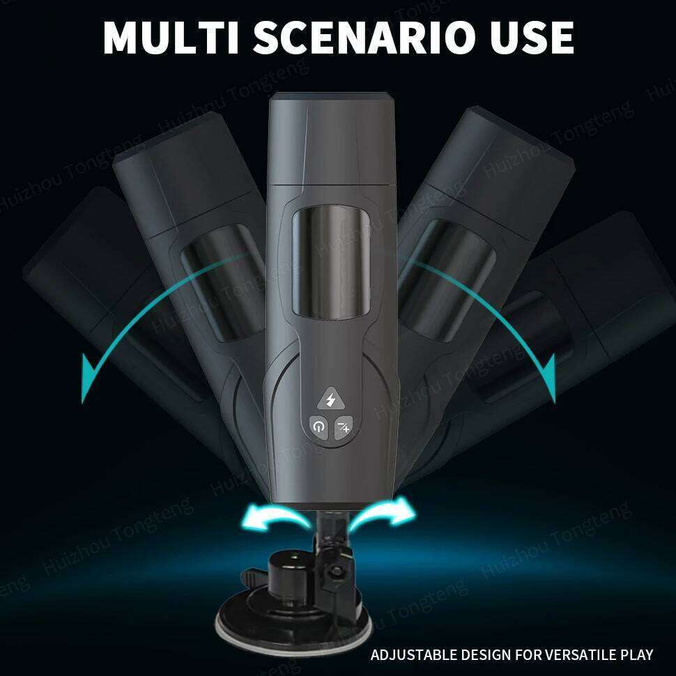 4 IN 1 Male Masturbation Automatic Telescopic Sucking Blowjob Vibrator Masturbator Cup Pussy Real Vagina Sex Toys for Men Z260312