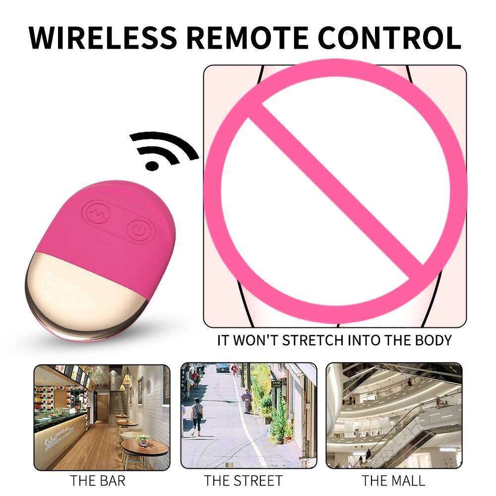 Powerful Vibrating Bullet Love Egg Wireless Remote Control Vibratiors Female Women Dildo G-spot Massager Goods for Adults 18 Z260312