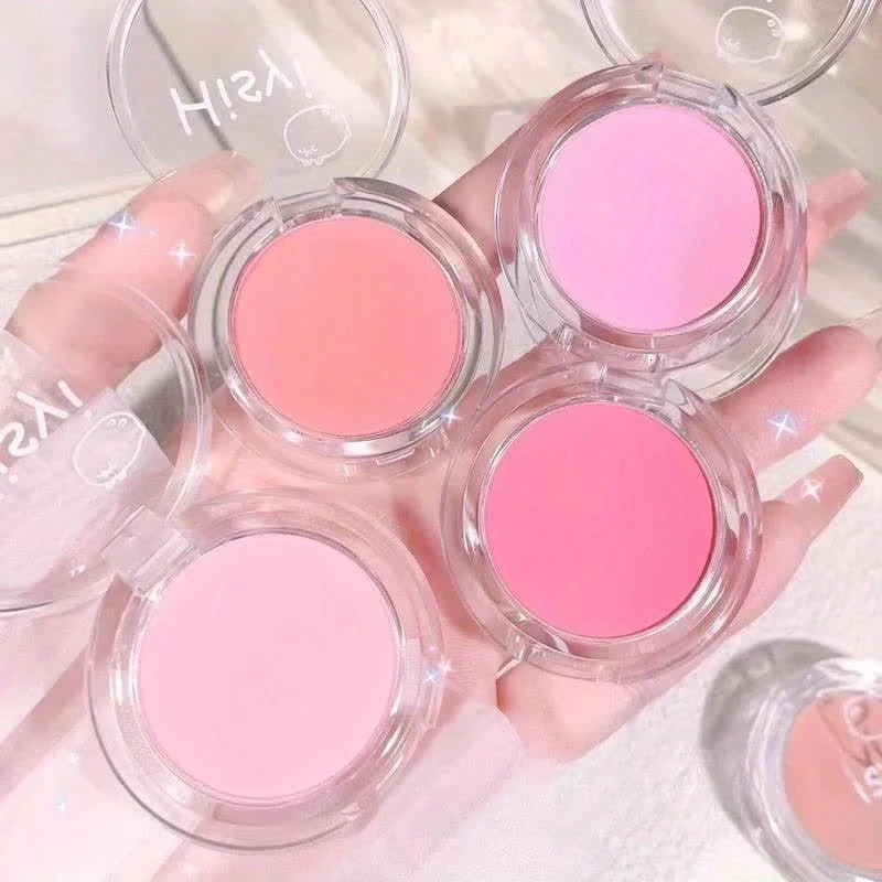 Brighten Face Blush Palette Face Contouring Face Blusher Cheek Tint Cheek Rouge Waterproof Monochrome Matte Female Makeup 1pc 260305