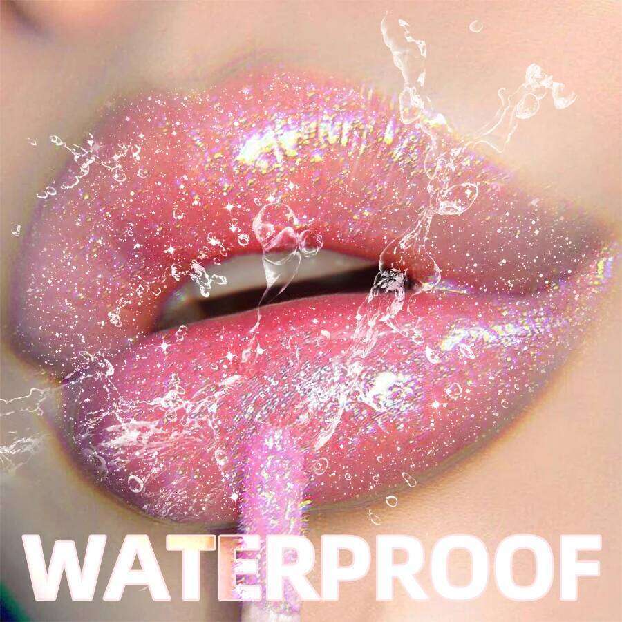18 Colors Glitter 1pcs Glaze Long Lasting Gloss Waterproof Liquid Lipstick Makeup Oil Tint Moisturizing Lip Balm W260311