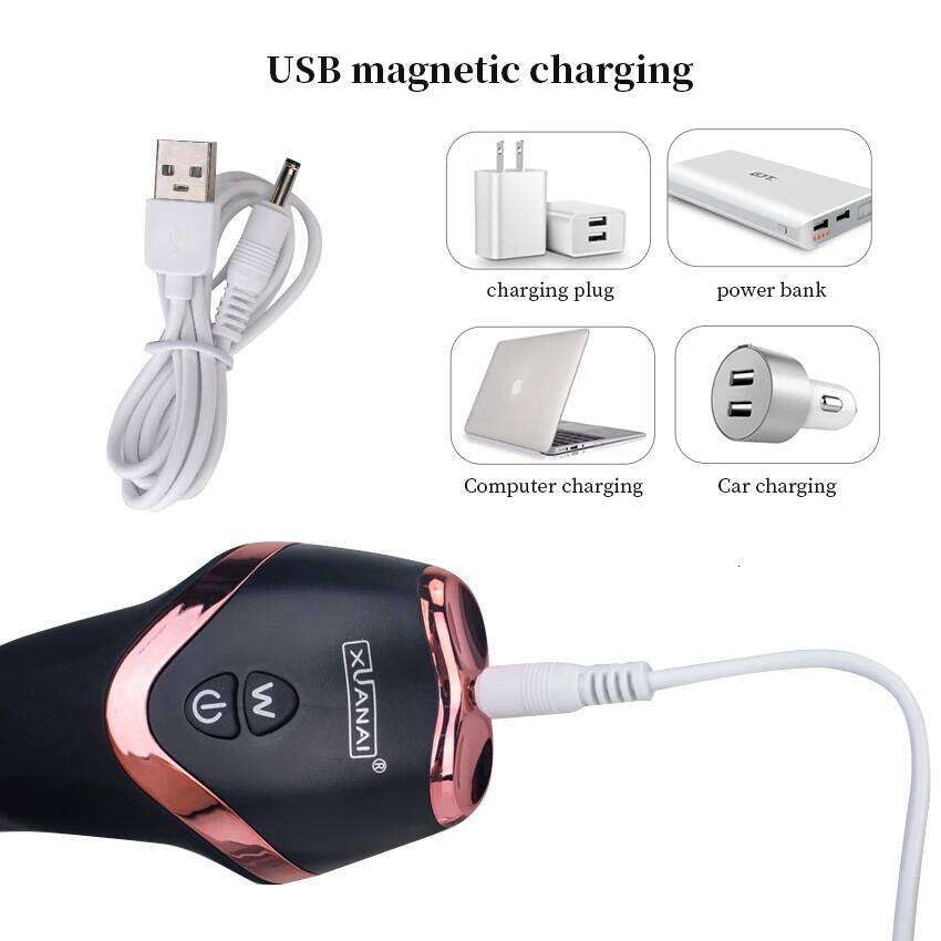 Pump Vibrator Penis Delay 12 Speed Male Masturbator Trainer Adult Automatic Glans Stimulate Exercise Oral Sex Toys for Men Z260312