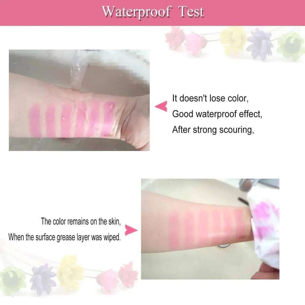 Moisturizing Color Change Lipstick Set 6 Pieces Jelly Gloss Long Lasting Dry Flower Crystal Clear Pink Lip Balm Makeup Kit W260311