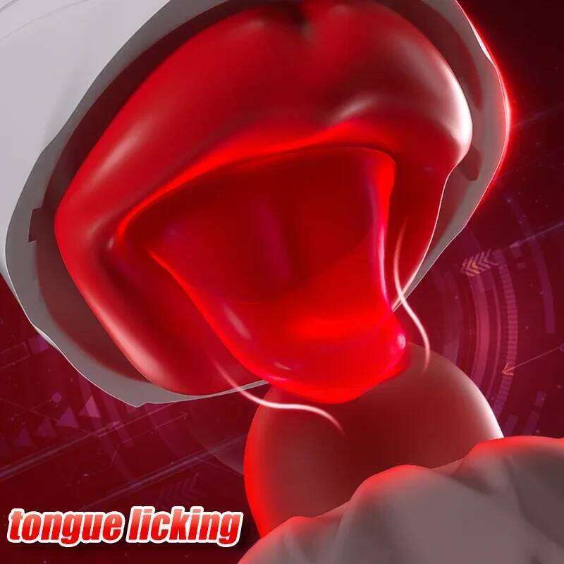 Yeain Men Automatic Masturbation Cup Adult Sex Toy Tongue Licking Sucking Vibrating Penis Trainer Heated Masturbator for Male Z260311