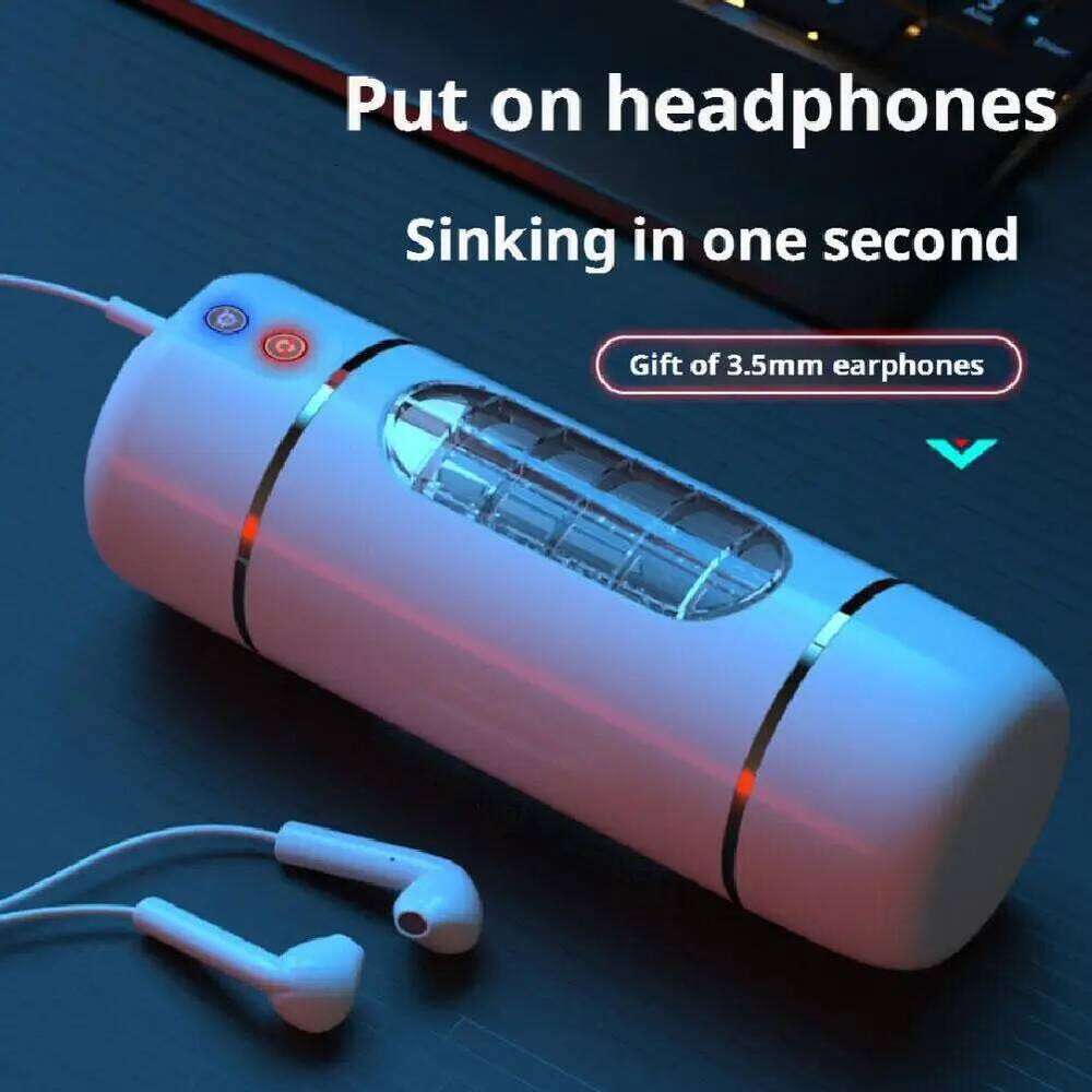 Vibrating Male Masturbator Sex Toys for Men, Automatic Realistic Textured Pocket Pussy Mens Stroker Blowjob Machine Masturbators Z260312