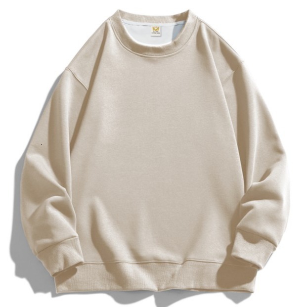 New Autumn Sweatshirts For Men And Women Retro Fashion Designer Hoodie Solid Color Round Neck Long-sleeve Tops Men's Youth Base Shirts