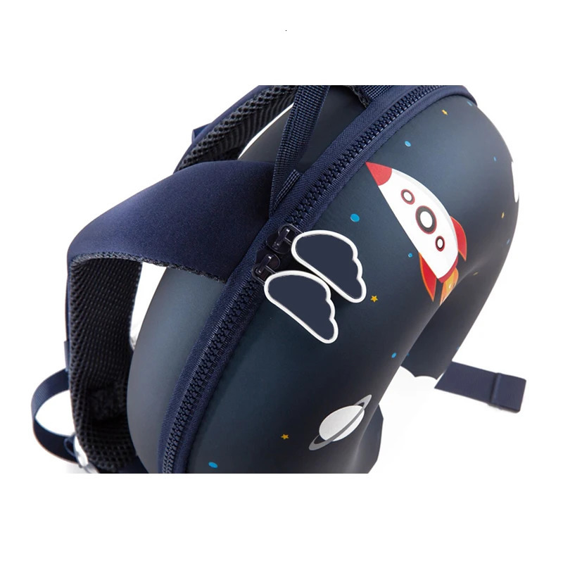 Boy School BackpacksGirls BackpackSpace Rocket Starry Sky BackpackBag For KindergartenLightweightComfortable 260311