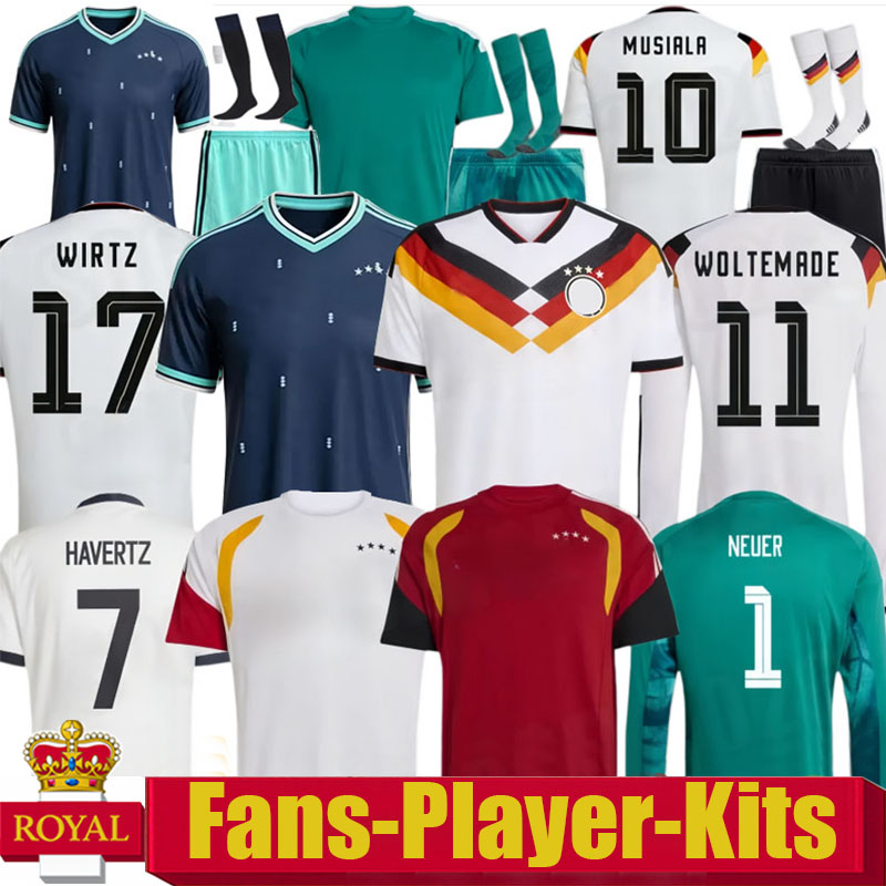 125 Year Anniversary 2025 football jersey Germanys woman Soccer Jerseys 2026 World Cup Player Version SANE GNABRY MUSIALA MULLER HAVERTZ WIRTZ