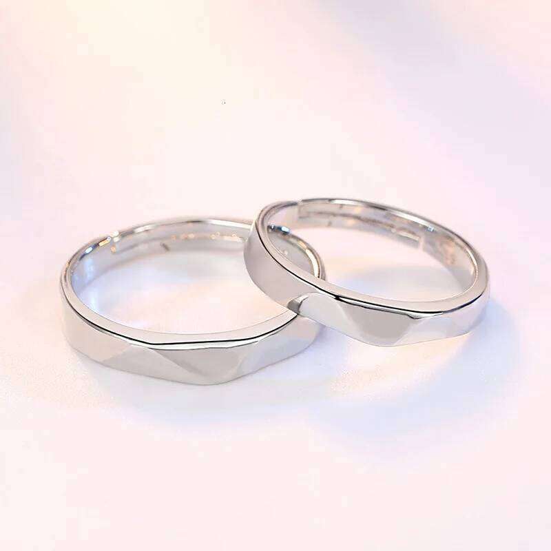 Real 925 Stelring Silver New Man's High Quality Jewelry Fashion Couple Ring For Women XY0393 W260311
