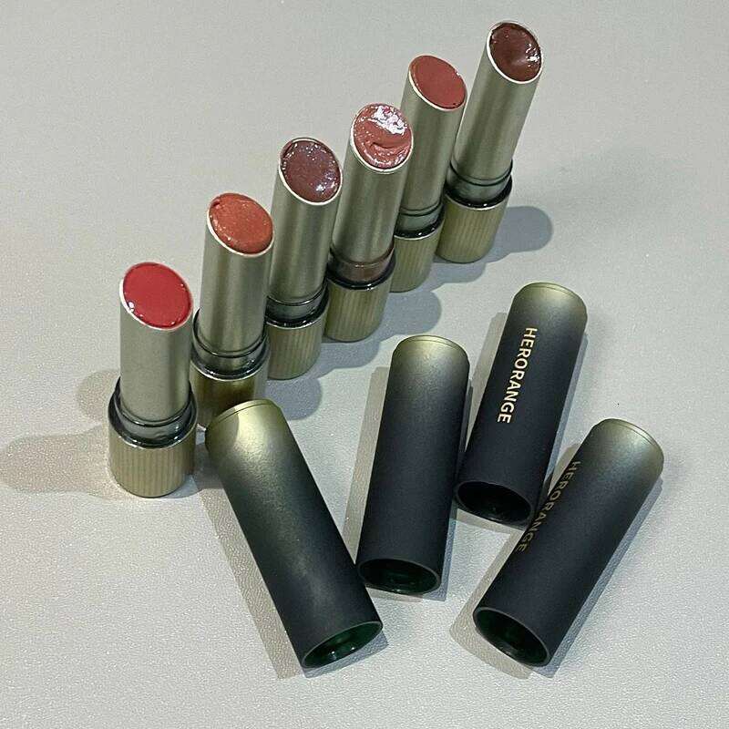 HERORANGE Heart-Shaped Moisturizing Lipstick: Mirror-Like Shine with Hydrating Formula - Natural Look for a Dewy, Radiant Finish W260311