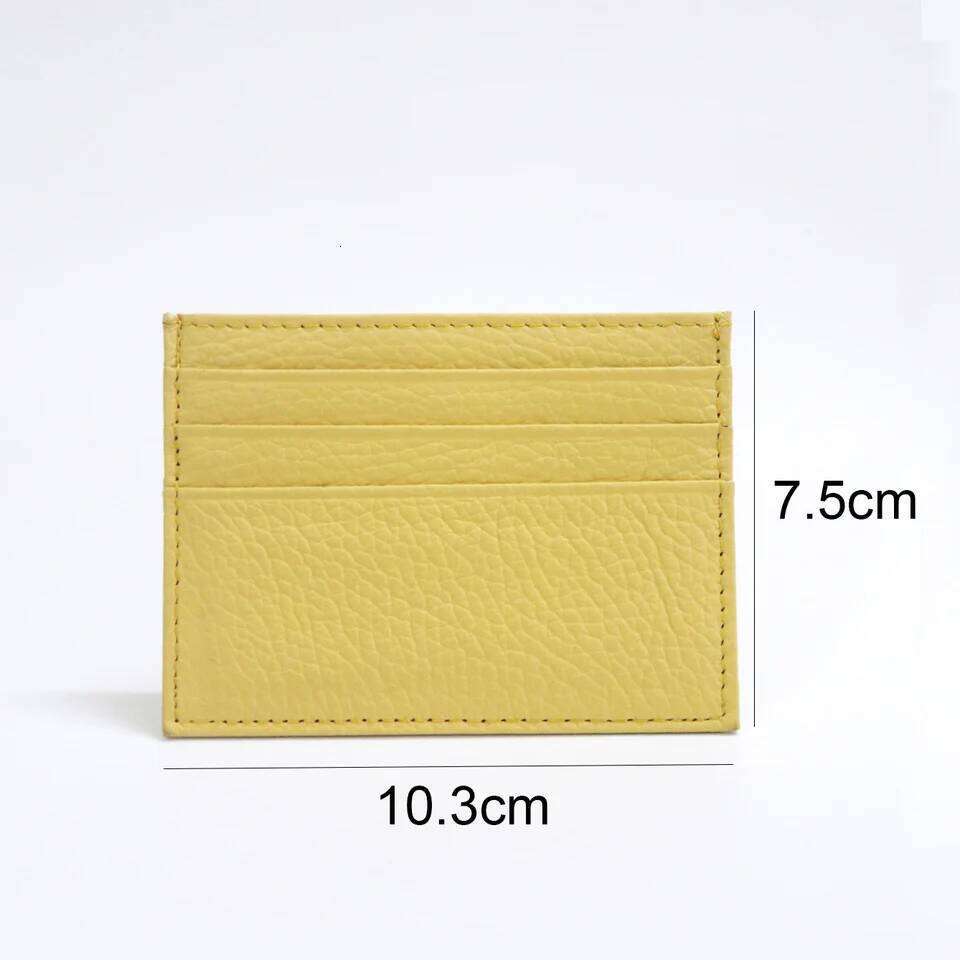 Leather Credit Custom Personalized Initial Slim Monogram Name Wallet Card Holder DIY Christmas