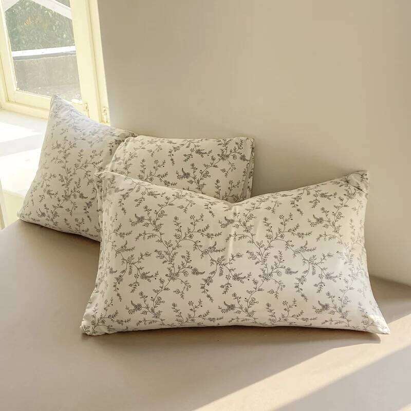 Ins Princess Bedding Simple Floral Duvet Cover Pillowcases Flat Sheet Single Twin Double Queen Size Home Decor Bed Linen Set H260312