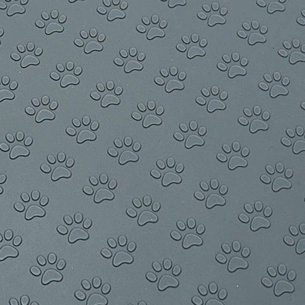 1PC Silicone Eating Mat Paw Print Modeling Leak-Proof Spill-Proof Easy To Clean Cat And Dog Pet Mat. 26Y0312