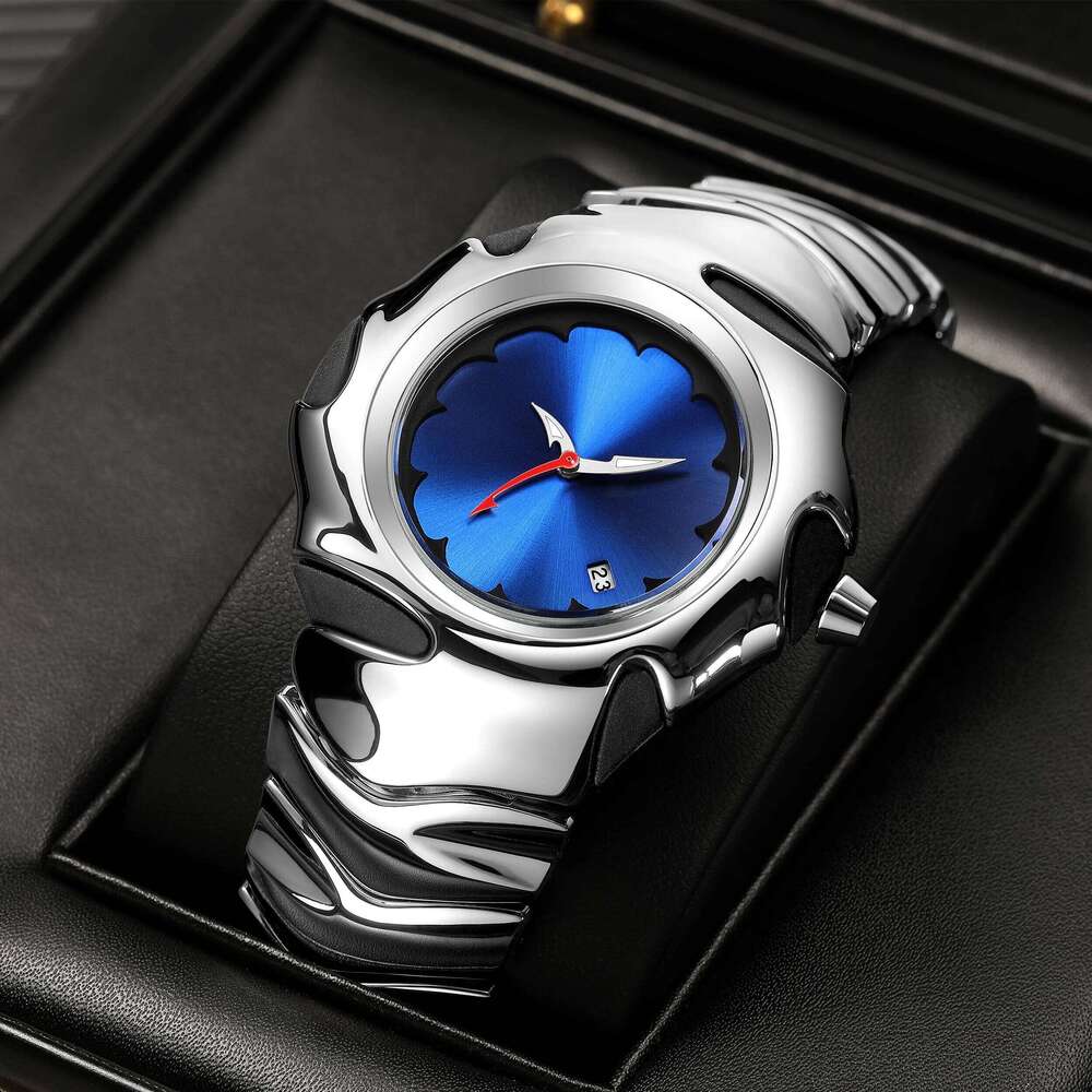 Vintage Personalized Creative y2k Alien Blade Night Light Waterproof Calendar Function Ins Style Men's Quartz Watch