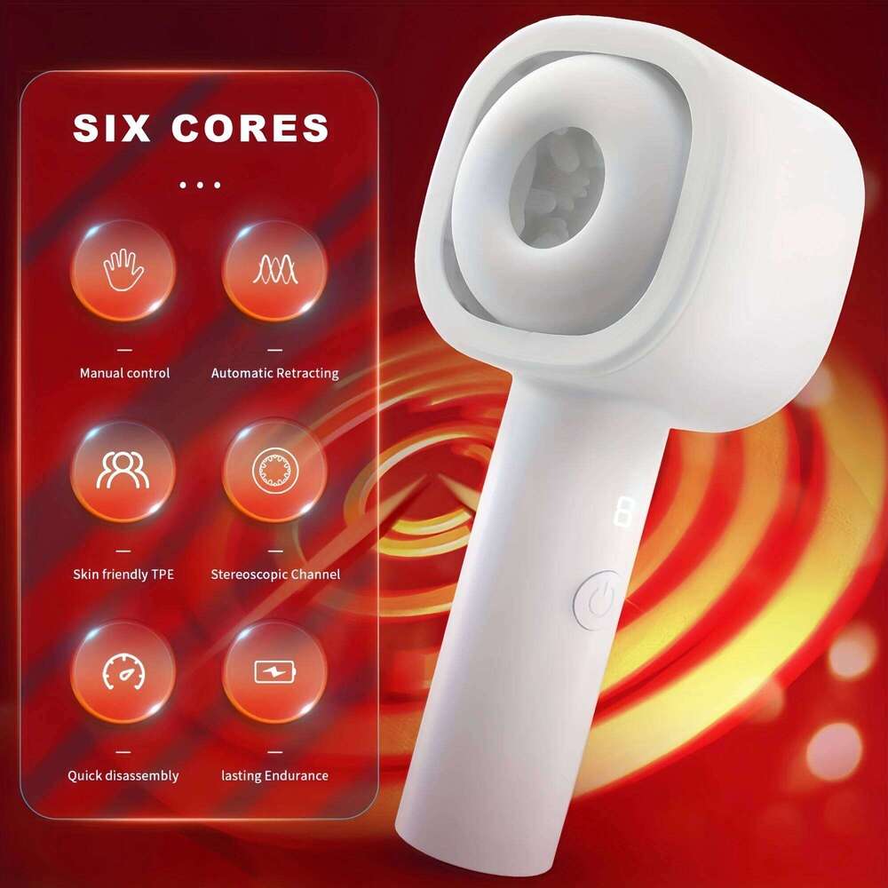 Automatic male masturbator 7 powerful insertion and vibration modes pocket Cat Male double opening penis massager Sex toy Z260311