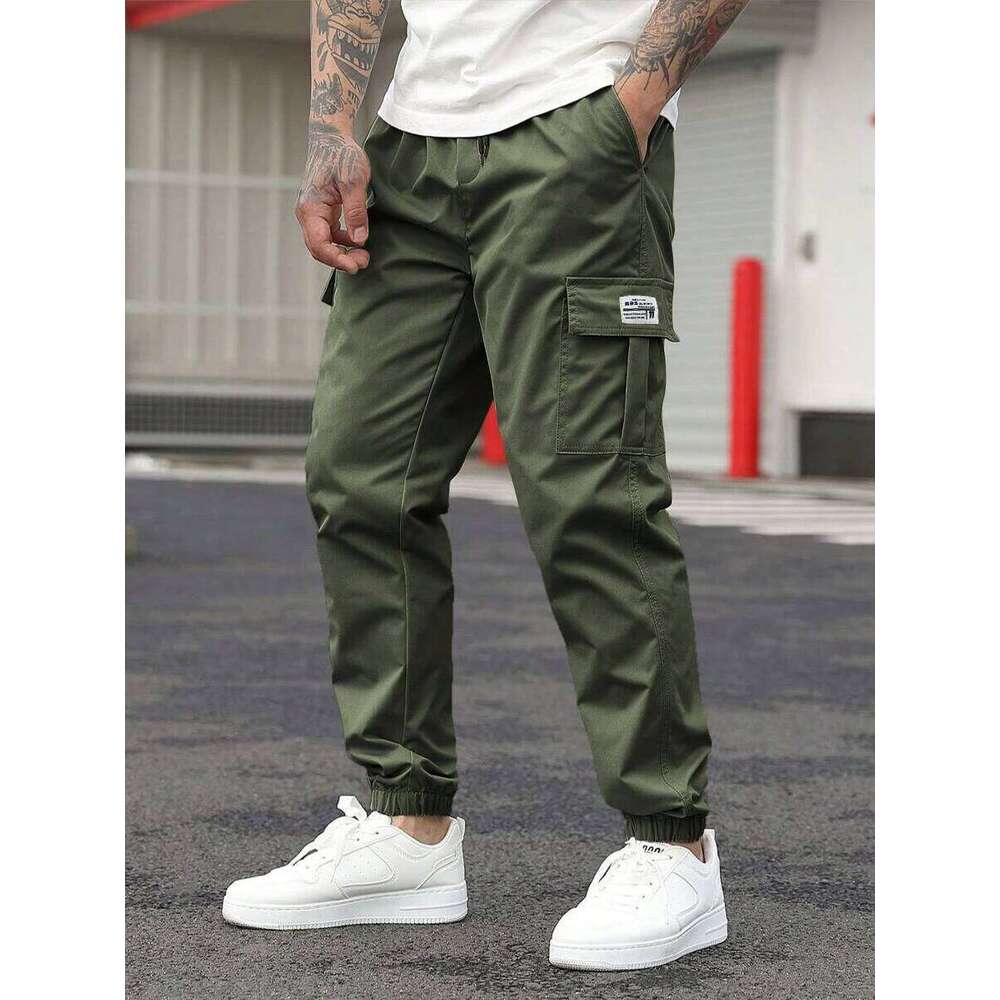 Men's American-style work pants, suitable for spring autumn, trendy street style, simple stylish, excellent quality and