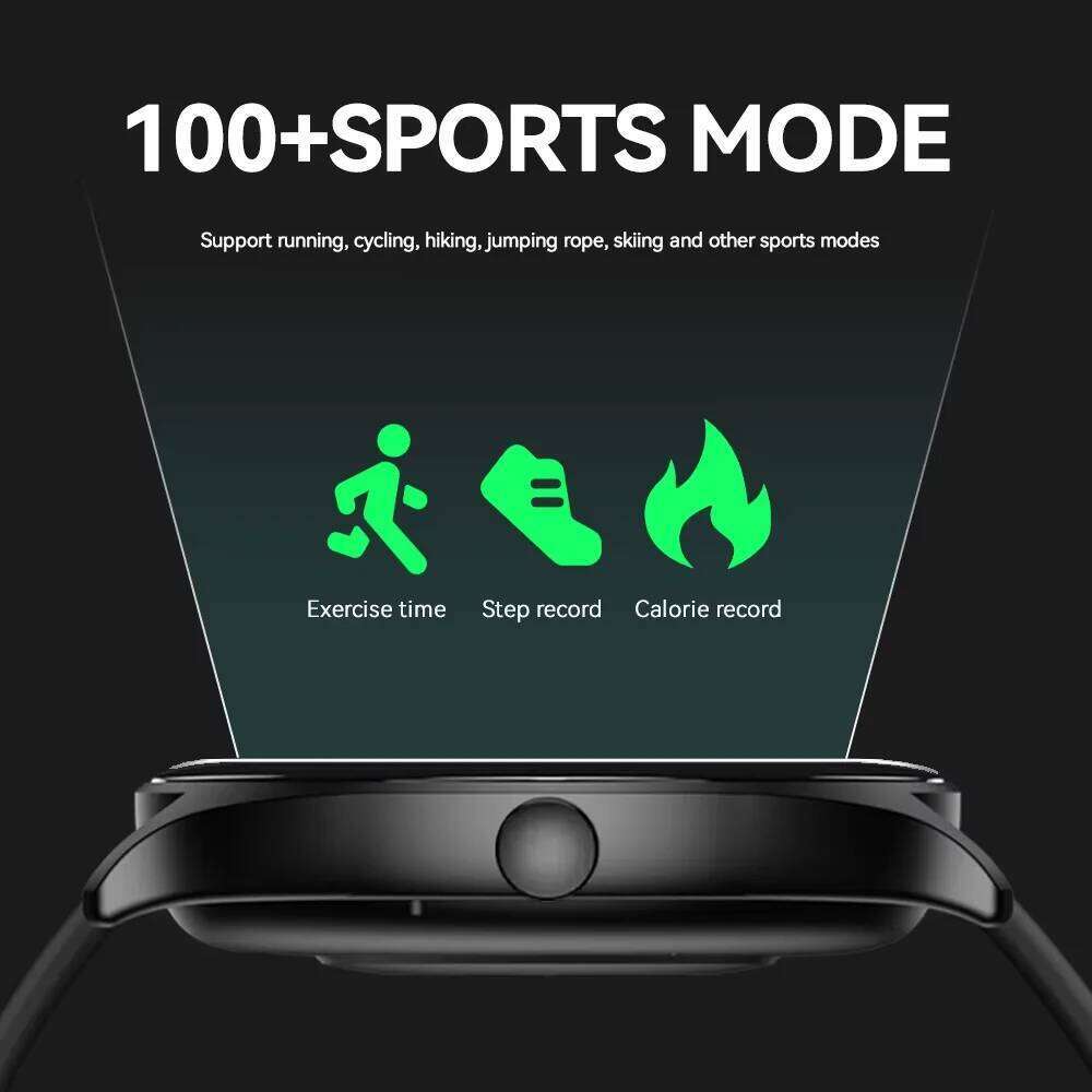 LAXASFIT Outdoor Sports Smart Watch IP68 Waterproof Fitness Tracking Bluetooth Calling Health Monitoring Men's smartwatch