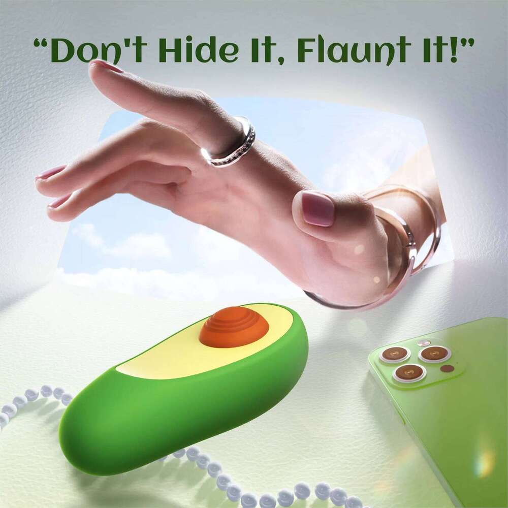 Hot Selling Avocado Vibrator for Women, Adult Clitoral Orgasmic Masturbation Vibration Massage Stick,lesbian Couple Flirting Toy Z260311