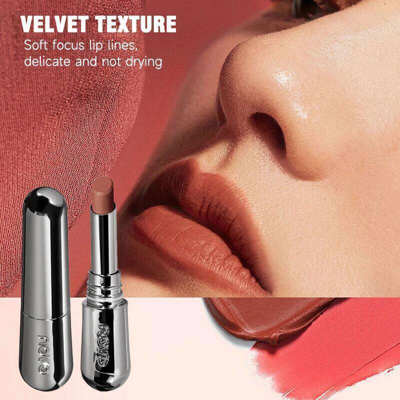 Lipstick long-lasting, fading, non stick cup matte, high cold, nude feeling, aunt red, retro, bean paste color, affordable W260311