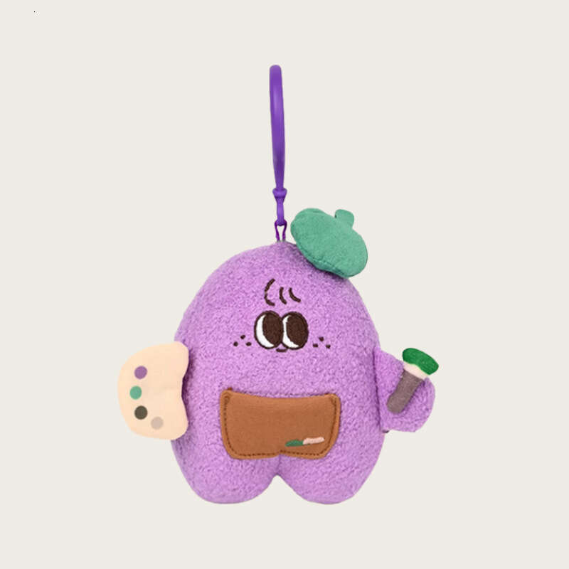 Mushroom Lotus Root Ginger Carrot Honey Jar Vegetable Pendant Plush Toy Doll Bag Trendy Hanging Decoration