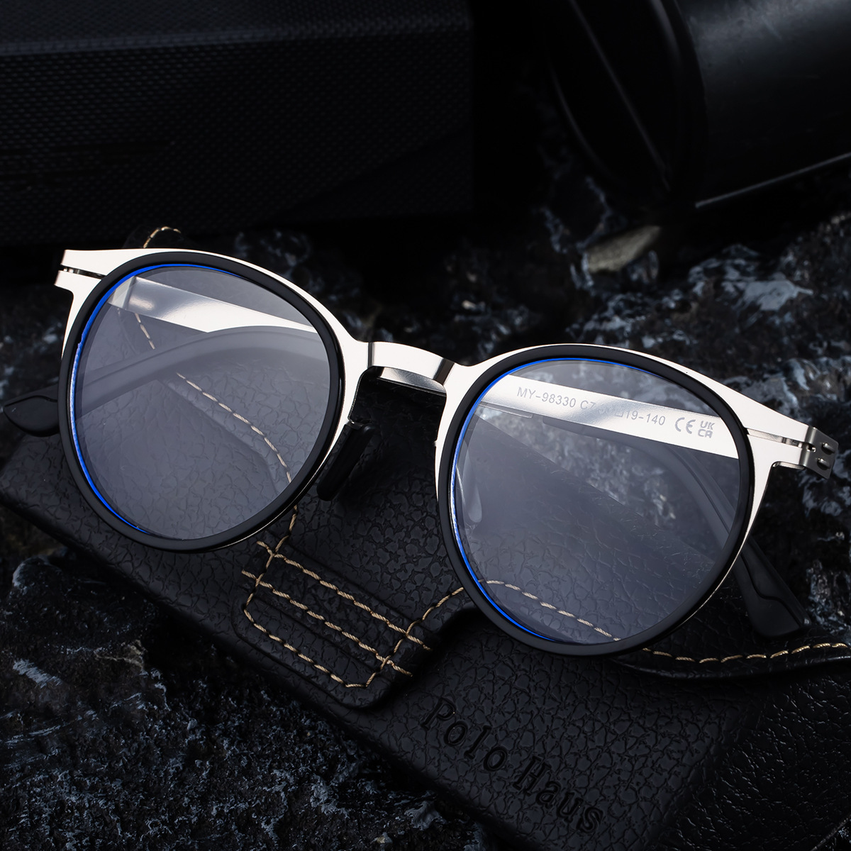 2026 New Oval Polarized Metal Retro Trendy Outdoor Sunglasses for Men,