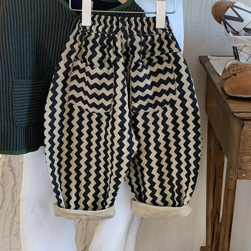Childrens Pants Spring and Autumn Style Korean Linen Cotton Casual Trendy for Boys Baby Japanese 260311