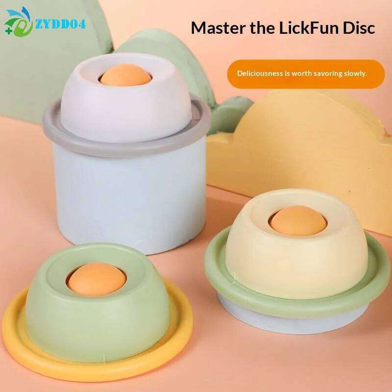 1PCS Interactive Pet Lick Mat Slow Feeder for Dogs & Cats Yogurt Licking Plate Dental Health Snack Bowl 26Y0312