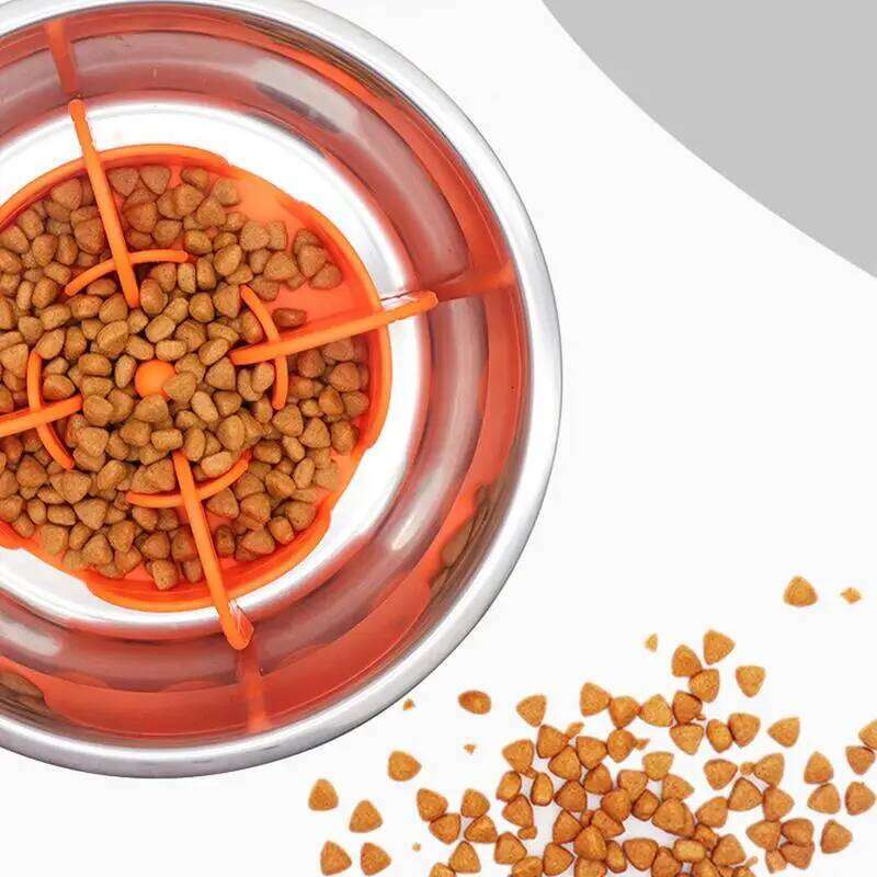 Bowls Silicone Feeder Anti Gulping Healthy Raised Pet Slow Eating Dog Bowl 26Y0312
