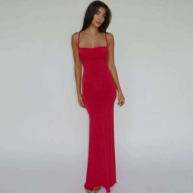 New Dresses 2025 Woman Fashion Summer One Shoulder Backless Slim Package Hip Sexy Elegant Skirt C260311
