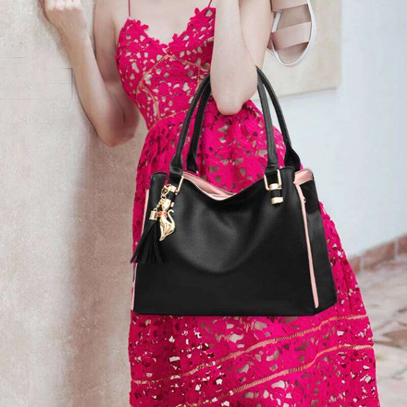 Luxury Handbags Fashion Soft PU Leather Bags For Women Large Capacity Tote Bag Shopping Handbag shoulder bag Xiu Lai Si