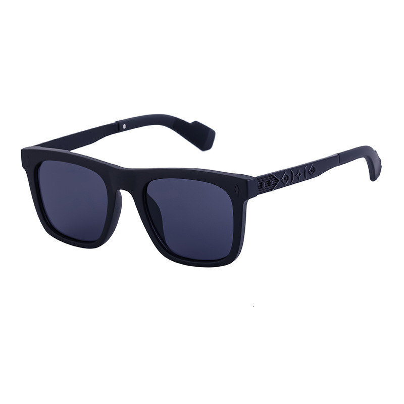 TAC polarized sunglasses for men, style square frame outdoor sun protection sunglasses, men's driving glasses