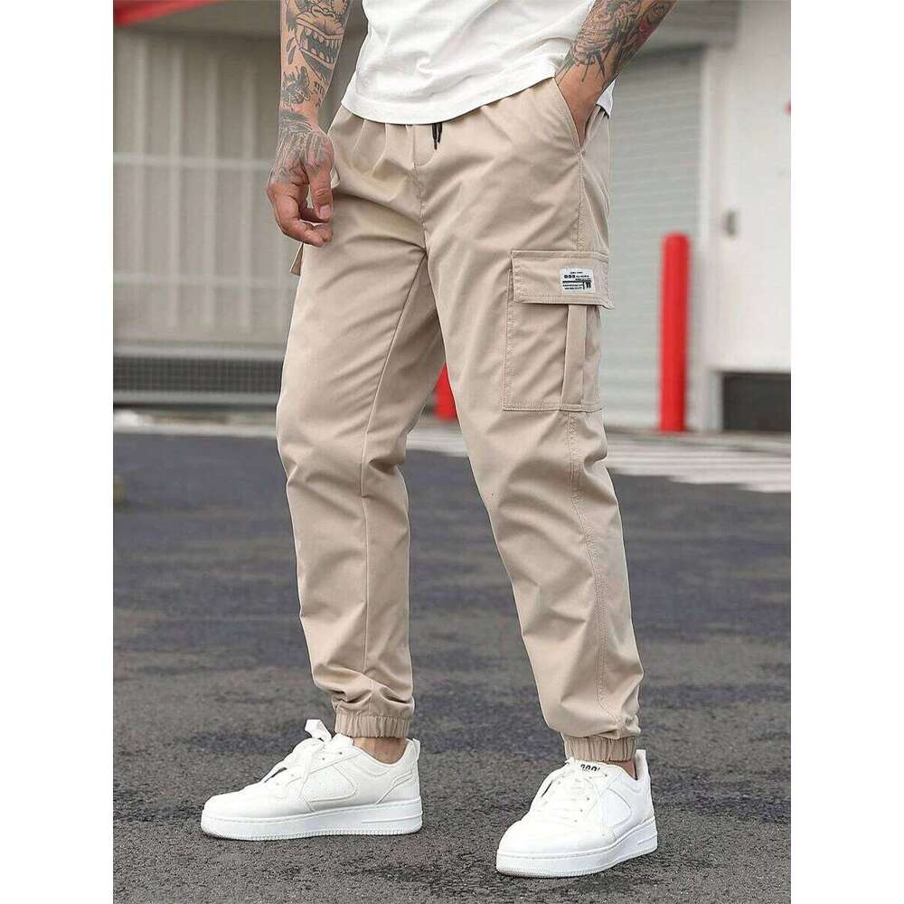 Men's American-style work pants, suitable for spring autumn, trendy street style, simple stylish, excellent quality and