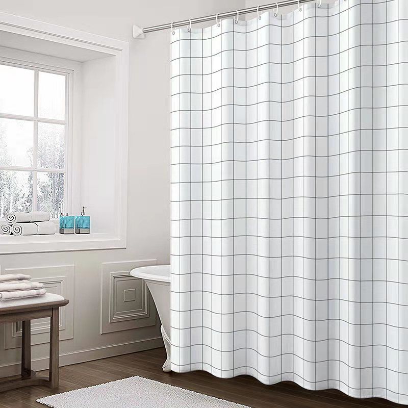 YL-38337 Shower Curtain, Waterproof and Mildew-proof, Bathroom/Toilet PEVA Partition Curtain, Curtain, No Drilling Required, Customizable