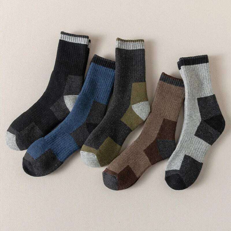 Winter Merino Wool Thickened Warm Moisture Wicking Hiking Men Women Thermal Breathable Durable Cycling Socks Z260312