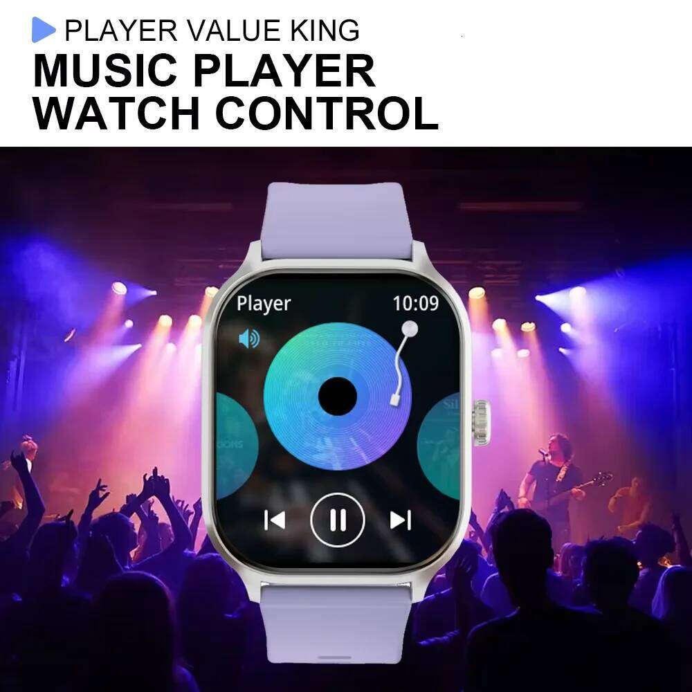 LAXASFIT Smartwatch Health Monitoring Bluetooth Calling IP68 Water Resistance All-Day Heart Rate Tracking For Men and Women