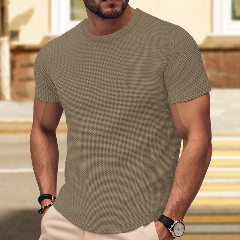 Men's T-Shirts Short Sleeve T-Shirts Crew Neck Casual Shirt Summer Basic Lightweight Fashion Active T Shirts Sports Running Shirt